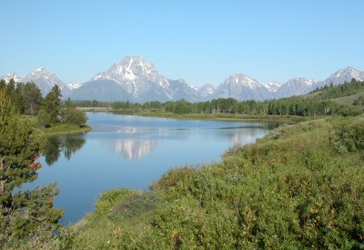 The Tetons from Oxbow Bend